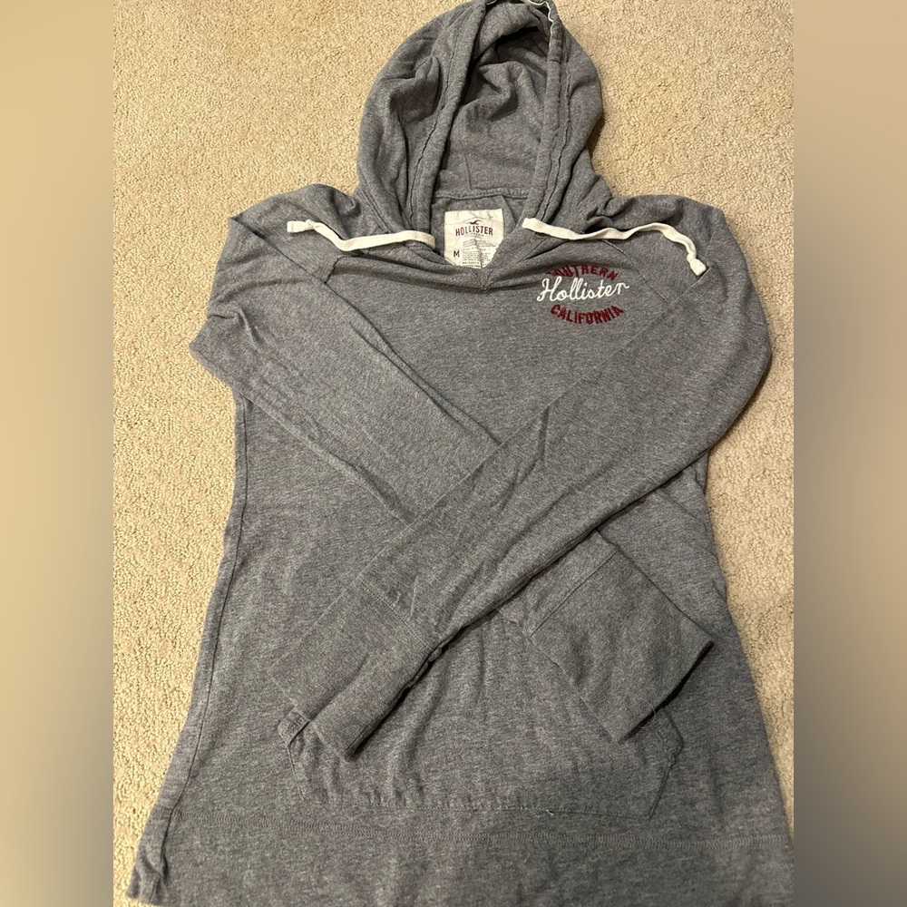 Grey Hollister sweatshirt